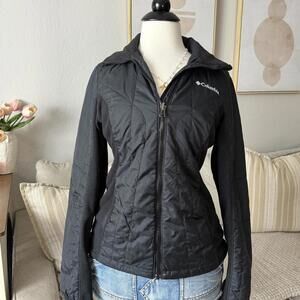 Columbia Black Lightweight Zip Jacket